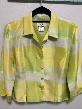 Silk Button Down Blouse